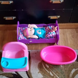 Baby doll playset